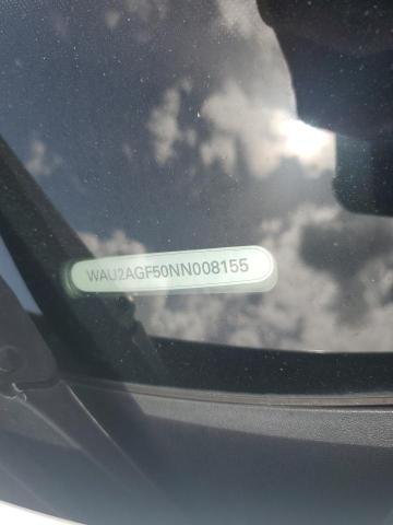 60858296 :رقم المزاد ، WAU2AGF50NN008155 vin ، 2022 Audi A5 مزاد بيع