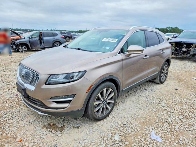 Продажа на аукционе авто 2019 Lincoln Mkc, vin: 5LMCJ3C97KUL15565, номер лота: 62353166