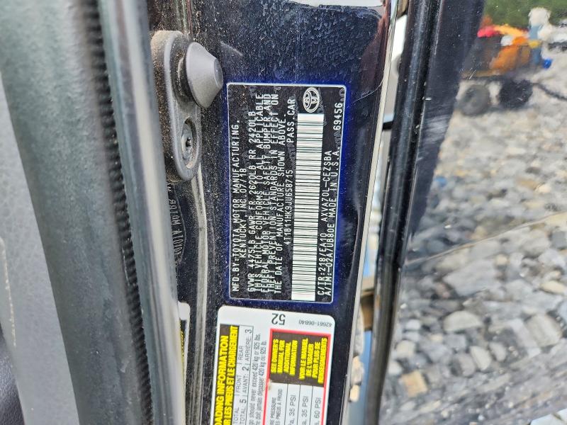 Aukcja sprzedaży 2018 Toyota Camry, vin: 4T1B11HK9JU658715, numer aukcji: 76294935