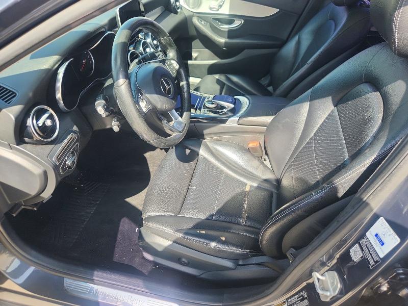 61478206 :رقم المزاد ، 55SWF4JB0FU045285 vin ، 2015 Mercedes-benz C مزاد بيع