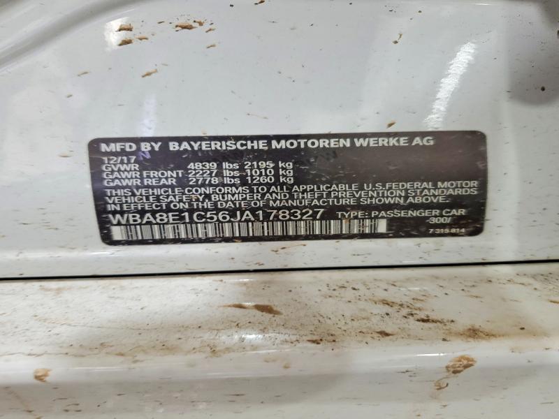 Aukcja sprzedaży 2018 Bmw 330e, vin: WBA8E1C56JA178327, numer aukcji: 61564346