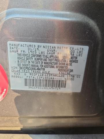 Продаж на аукціоні авто 2019 Nissan Kicks, vin: 3N1CP5CUXKL494719, номер лоту: 60894106