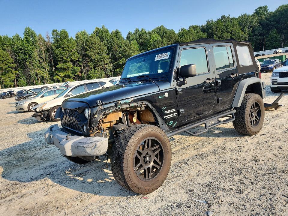 Auction sale of the 2016 Jeep Wrangler Unlimited, vin: 1C4BJWDG6GL216928, lot number: 59663546