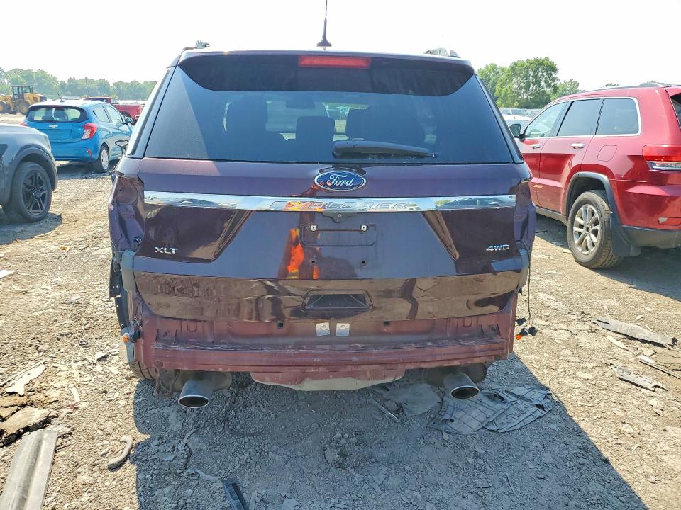 59694276 :رقم المزاد ، 1FM5K8D8XJGC04050 vin ، 2018 Ford Explorer مزاد بيع