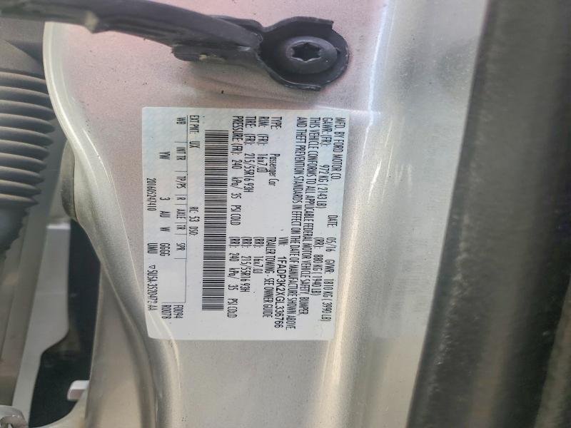 Aukcja sprzedaży 2016 Ford Focus, vin: 1FADP3K2XGL336766, numer aukcji: 59672406