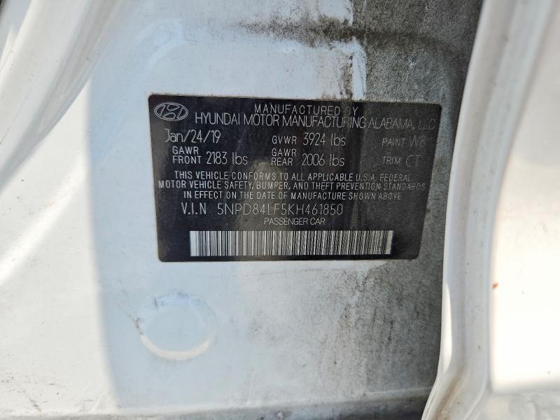 Aukcja sprzedaży 2019 Hyundai Elantra, vin: 5NPD84LF5KH461850, numer aukcji: 63214326