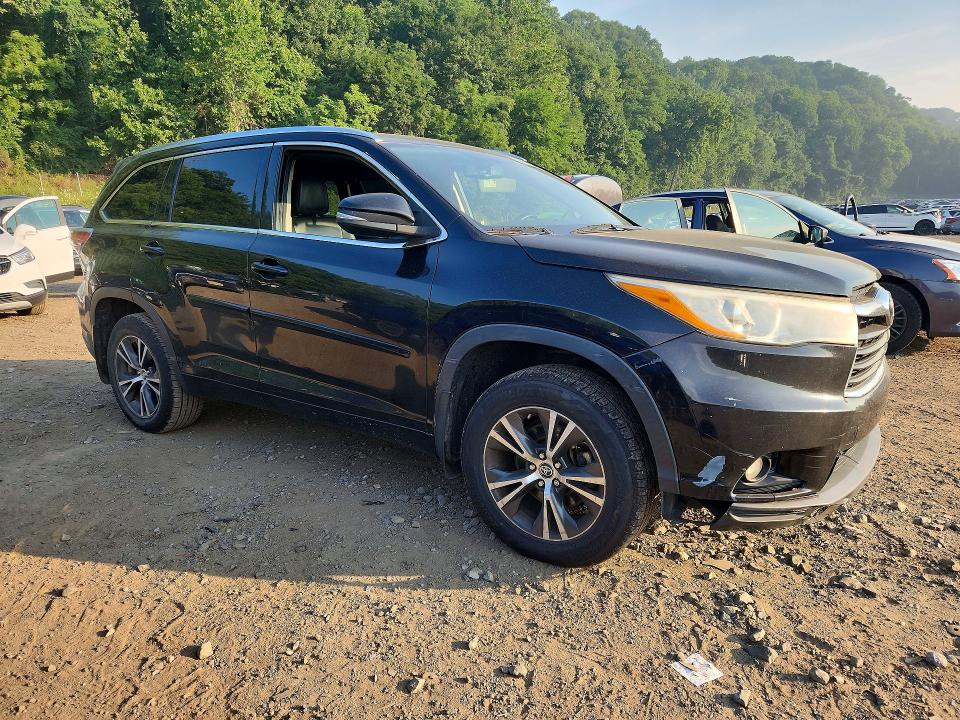 Продаж на аукціоні авто 2016 Toyota Highlander, vin: 5TDJKRFH5GS290632, номер лоту: 60489126