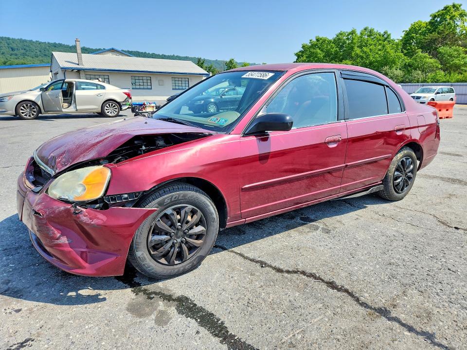 Продажа на аукционе авто 2002 Honda Civic, vin: 2HGES16512H545598, номер лота: 55477586