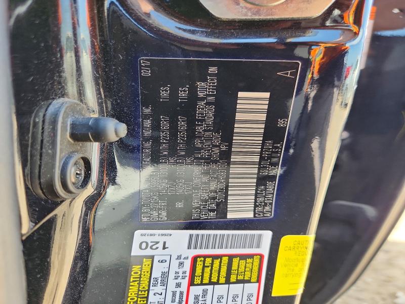 58946566 :رقم المزاد ، 5TDYZ3DC4HS831301 vin ، 2017 Toyota Sienna مزاد بيع