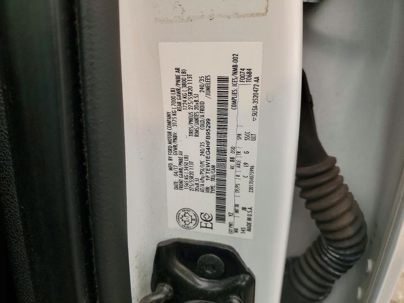 Aukcja sprzedaży 2017 Ford F150, vin: 1FTEW1EG4HFB95299, numer aukcji: 61147786