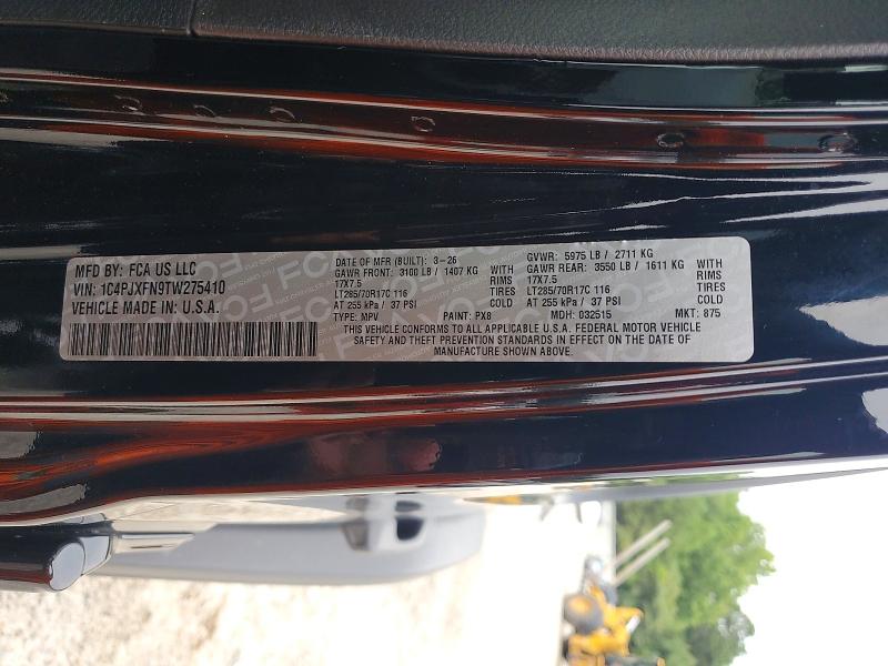 Aukcja sprzedaży 2026 Jeep Wrangler, vin: 1C4PJXFN9TW275410, numer aukcji: 63141216