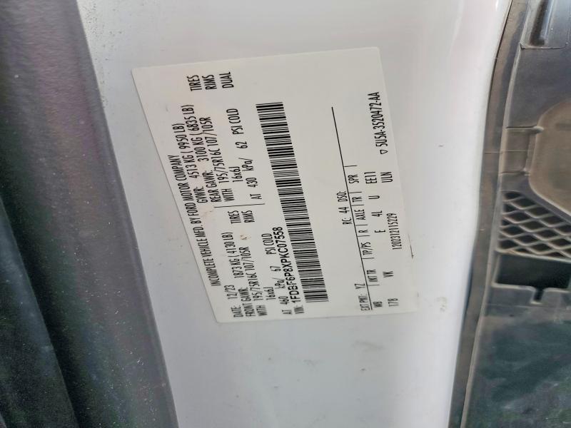Aukcja sprzedaży 2023 Ford Transit, vin: 1FDBF6P8XPKC07558, numer aukcji: 70698946