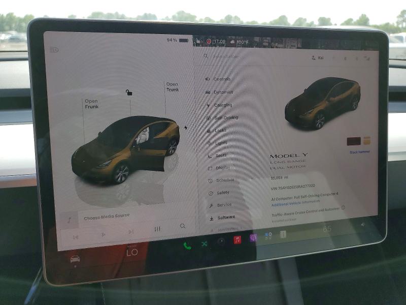 2024 Tesla Model Y მანქანა იყიდება აუქციონზე, vin: 7SAYGDEE0RA277322, აუქციონის ნომერი: 61606826
