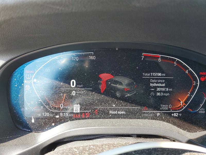 2022 Bmw X3 მანქანა იყიდება აუქციონზე, vin: 5UX53DP03N9L40979, აუქციონის ნომერი: 74515735