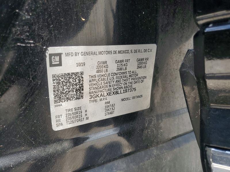 Продаж на аукціоні авто 2020 Gmc Terrain, vin: 3GKALXEX8LL197375, номер лоту: 62026306
