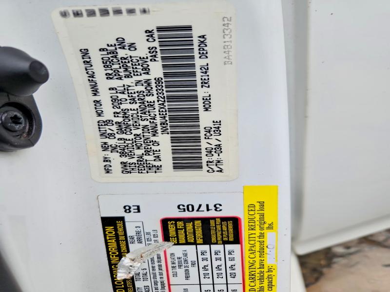 62493696 :رقم المزاد ، 1NXBU4EEXAZ233396 vin ، 2010 Toyota Corolla مزاد بيع