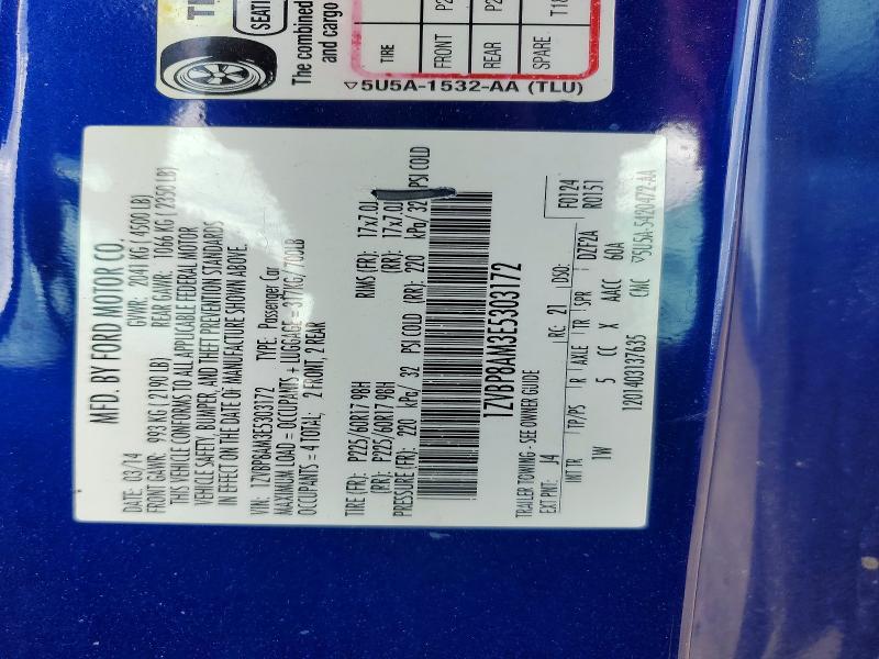 Продажа на аукционе авто 2014 Ford Mustang, vin: 1ZVBP8AM3E5303172, номер лота: 62169746