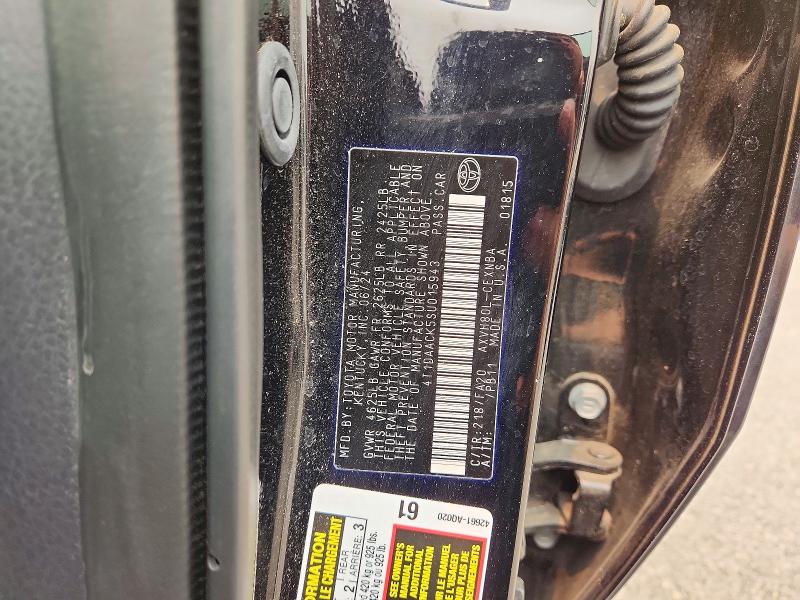 60046586 :رقم المزاد ، 4T1DAACK5SU015943 vin ، 2025 Toyota Camry مزاد بيع