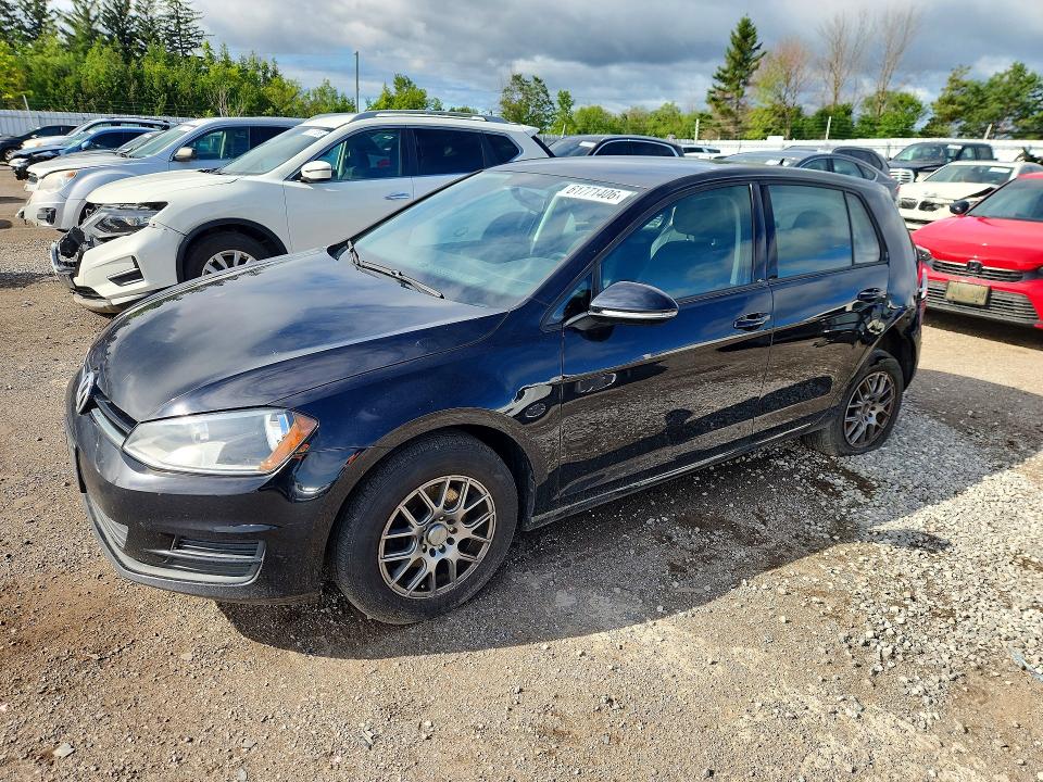 2015 Volkswagen Golf მანქანა იყიდება აუქციონზე, vin: 3VW217AU6FM078270, აუქციონის ნომერი: 61771406