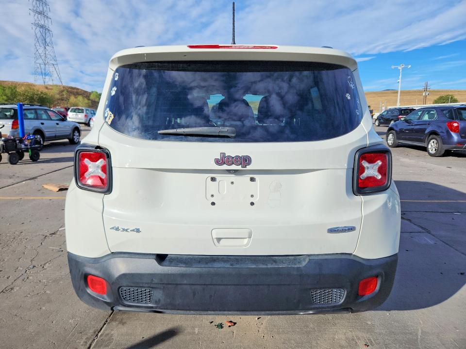2018 Jeep Renegade მანქანა იყიდება აუქციონზე, vin: ZACCJBBB0JPG89084, აუქციონის ნომერი: 62882056