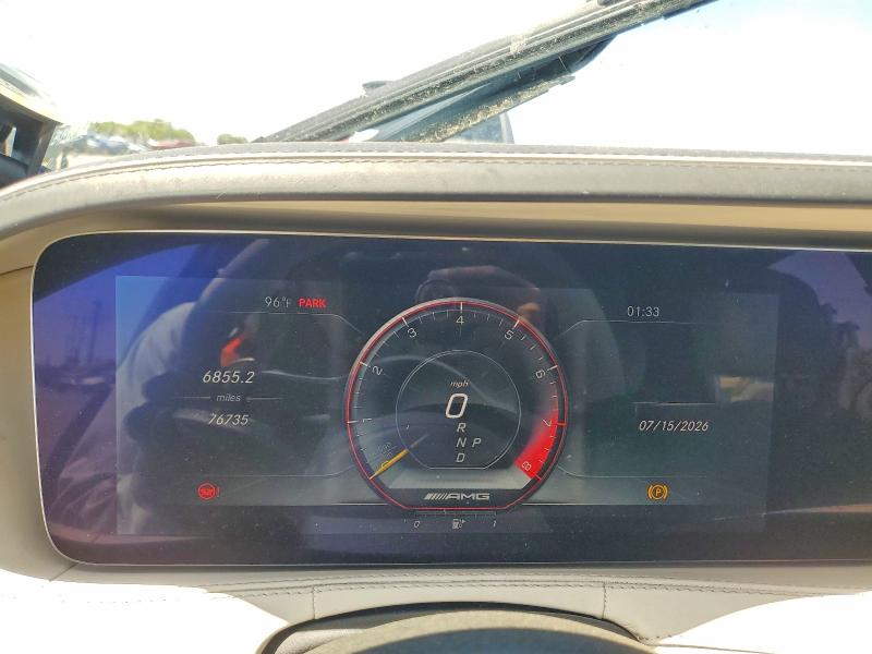 61063196 :رقم المزاد ، WDDUG8JBXKA440550 vin ، 2019 Mercedes-benz S مزاد بيع
