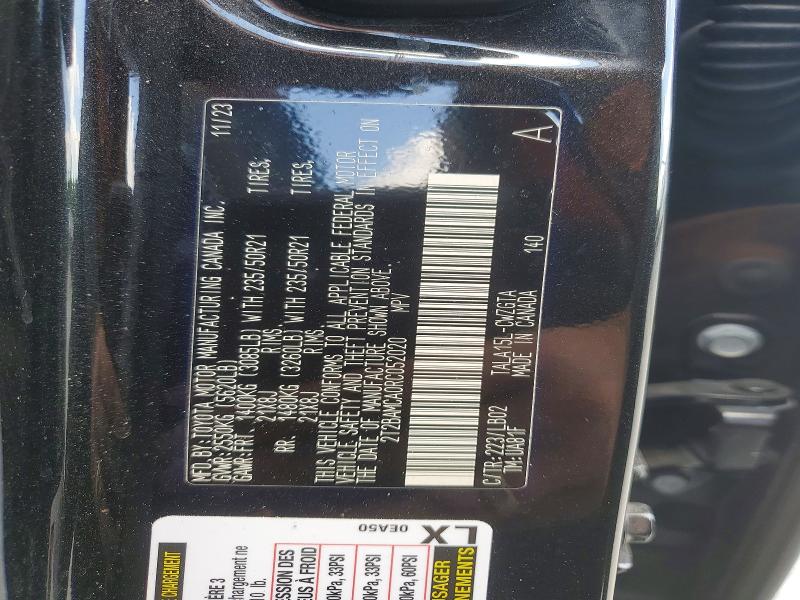 60438566 :رقم المزاد ، 2T2BAMCA0RC052020 vin ، 2024 Lexus Rx 350 مزاد بيع