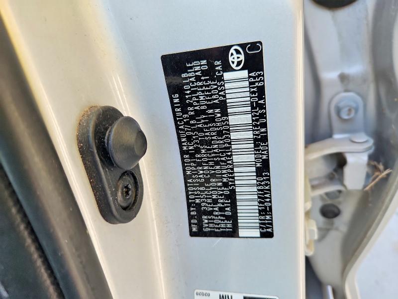 Aukcja sprzedaży 2020 Toyota Corolla, vin: 5YFEPRAE4LP037059, numer aukcji: 61080796