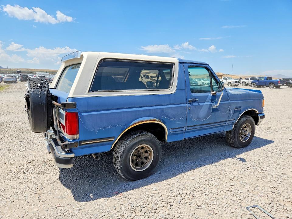 61638366 :رقم المزاد ، 1FMEU15H7MLA37545 vin ، 1991 Ford Bronco مزاد بيع