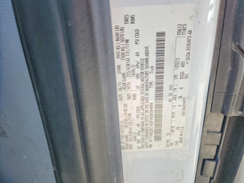 Продажа на аукционе авто 2015 Ford Transit, vin: 1FTNE2CV2FKB09499, номер лота: 59200056