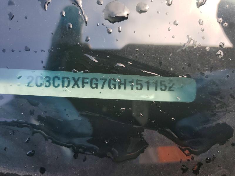 59323306 :رقم المزاد ، 2C3CDXFG7GH151152 vin ، 2016 Dodge Charger مزاد بيع