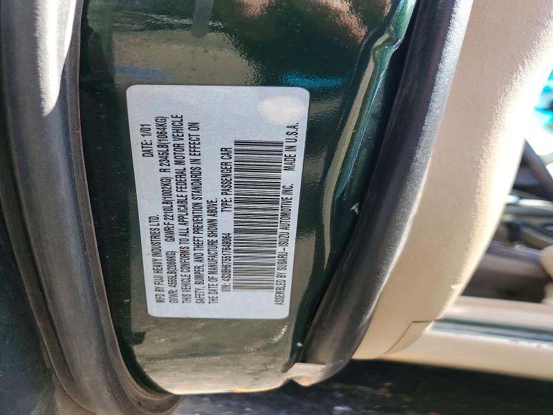 Aukcja sprzedaży 2001 Subaru Legacy, vin: 4S3BH675517649064, numer aukcji: 61155196