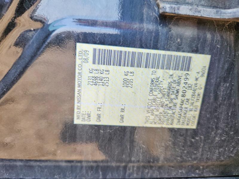 Aukcja sprzedaży 2010 Nissan Maxima, vin: 1N4AA5AP4AC802499, numer aukcji: 63338576
