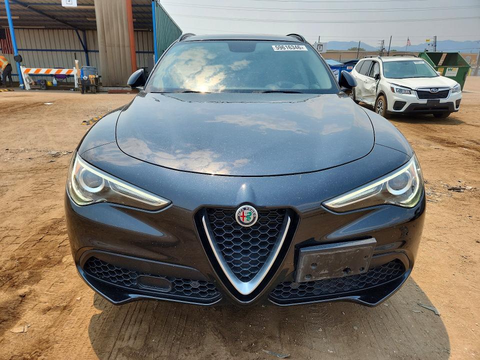 2019 Alfa Romeo Stelvio მანქანა იყიდება აუქციონზე, vin: ZASPAKAN5K7C42673, აუქციონის ნომერი: 59616346