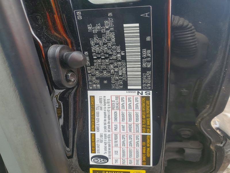 Продажа на аукционе авто 2008 Toyota 4runner, vin: JTEZU14R98K016011, номер лота: 60618346
