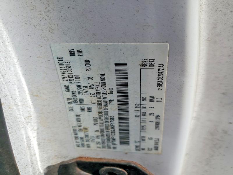 Продажа на аукционе авто 2018 Ford F150, vin: 1FTMF1CB2JKF17583, номер лота: 63110376