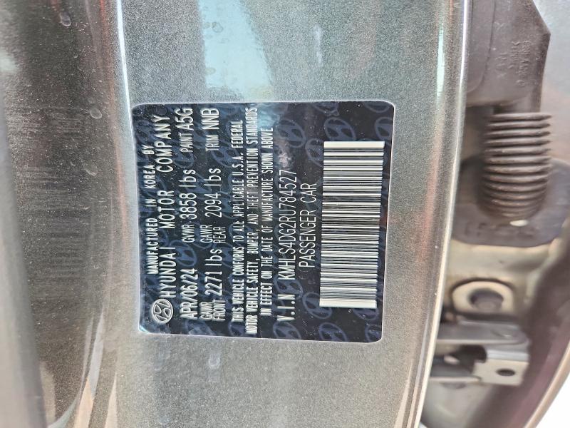 2024 Hyundai Elantra მანქანა იყიდება აუქციონზე, vin: KMHLS4DG2RU784527, აუქციონის ნომერი: 60785676
