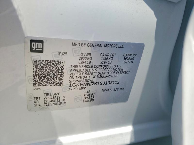 62720846 :رقم المزاد ، 1GKENNRS1SJ168112 vin ، 2025 Gmc Acadia مزاد بيع