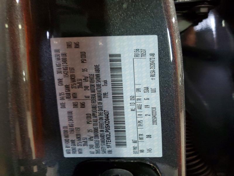 Aukcja sprzedaży 2025 Ford F150, vin: 1FTEW2LP0SKD94437, numer aukcji: 62051536