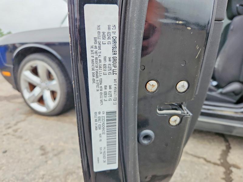 2013 Dodge Challenger მანქანა იყიდება აუქციონზე, vin: 2C3CDYAGXDH642162, აუქციონის ნომერი: 60162506