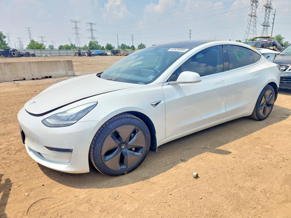 2019 Tesla Model 3 მანქანა იყიდება აუქციონზე, vin: 5YJ3E1EB6KF510663, აუქციონის ნომერი: 60936886
