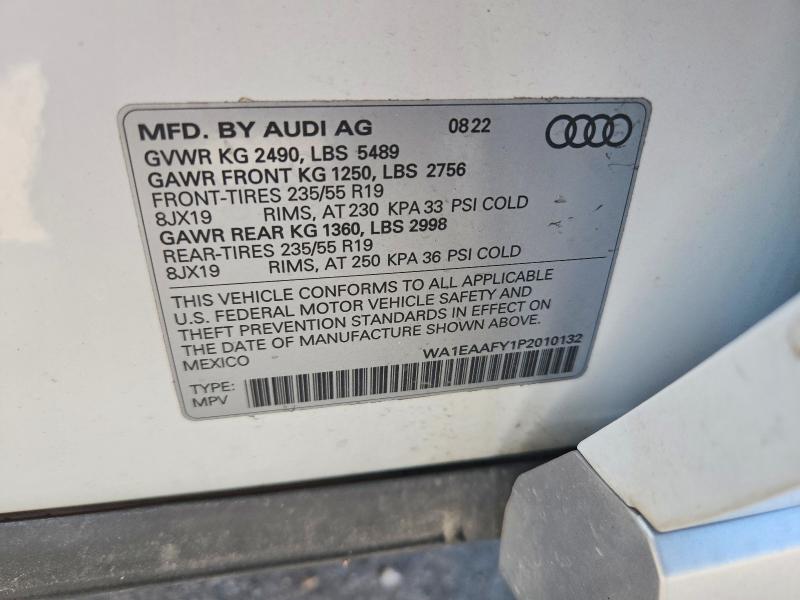 Продажа на аукционе авто 2023 Audi Q5, vin: WA1EAAFY1P2010132, номер лота: 57797326