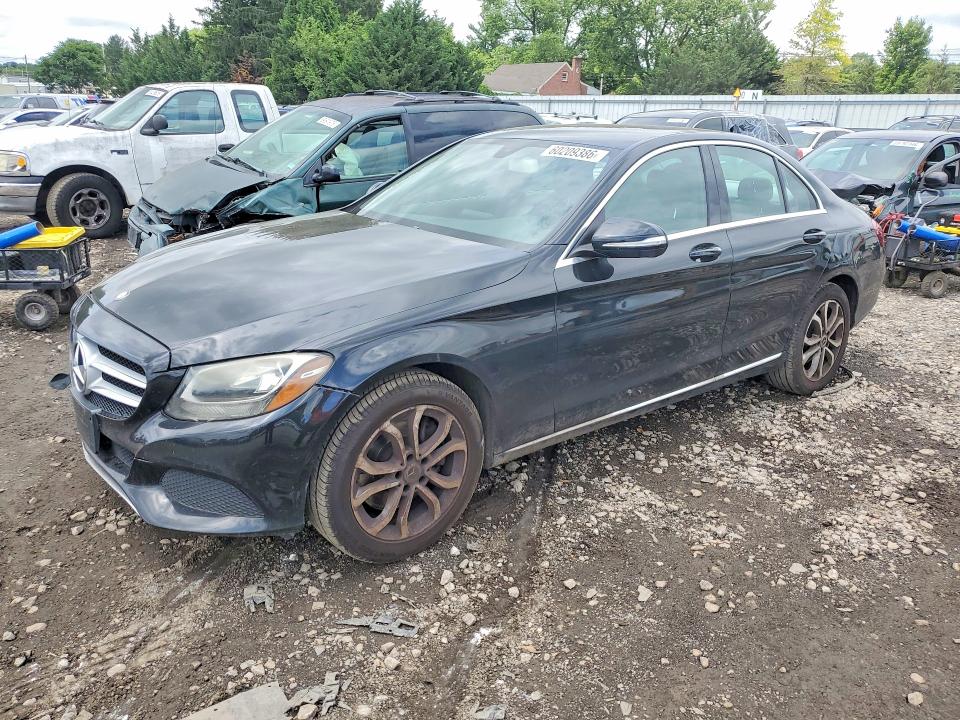 2015 Mercedes-benz C მანქანა იყიდება აუქციონზე, vin: 55SWF4KB2FU067318, აუქციონის ნომერი: 60209386