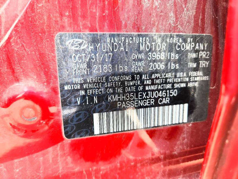 Продаж на аукціоні авто 2018 Hyundai Elantra Gt, vin: KMHH35LEXJU046150, номер лоту: 60393236