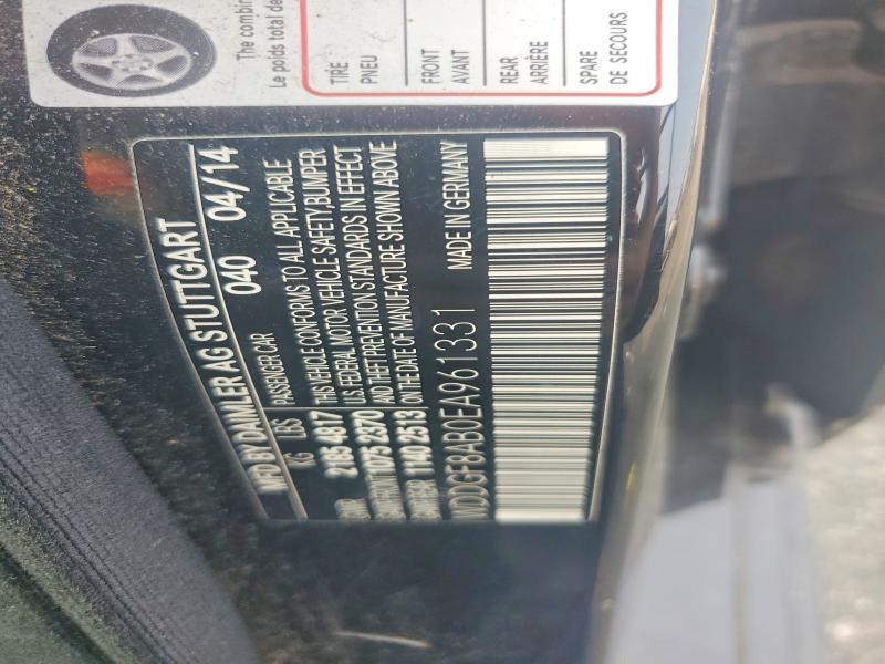 Aukcja sprzedaży 2014 Mercedes-benz C, vin: WDDGF8AB0EA961331, numer aukcji: 60844736
