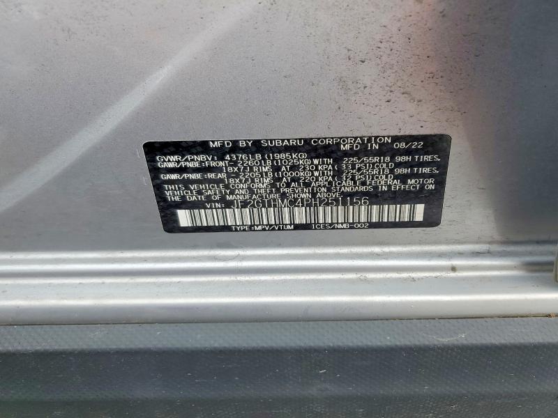 61487216 :رقم المزاد ، JF2GTHMC4PH251156 vin ، 2023 Subaru Crosstrek مزاد بيع