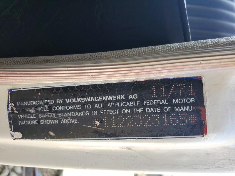 Auction sale of the 1972 Volkswagen Beetle, vin: 1122323165, lot number: 59889136