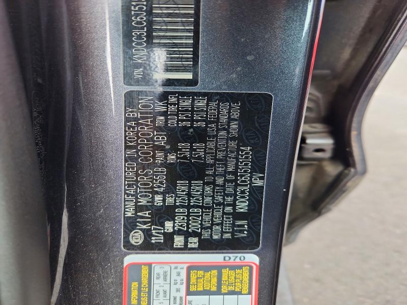 58487776 :رقم المزاد ، KNDCC3LC6J5151554 vin ، 2018 Kia Niro مزاد بيع