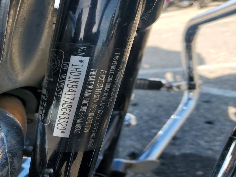 2010 Harley-davidson Flhx მანქანა იყიდება აუქციონზე, vin: 1HD1KB417AB643320, აუქციონის ნომერი: 59638976