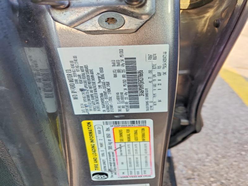 Продажа на аукционе авто 2014 Ford Fusion, vin: 3FA6P0H93ER278686, номер лота: 60227396