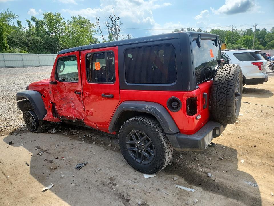 60006626 :رقم المزاد ، 1C4PJXKN8RW274537 vin ، 2024 Jeep Wrangler مزاد بيع